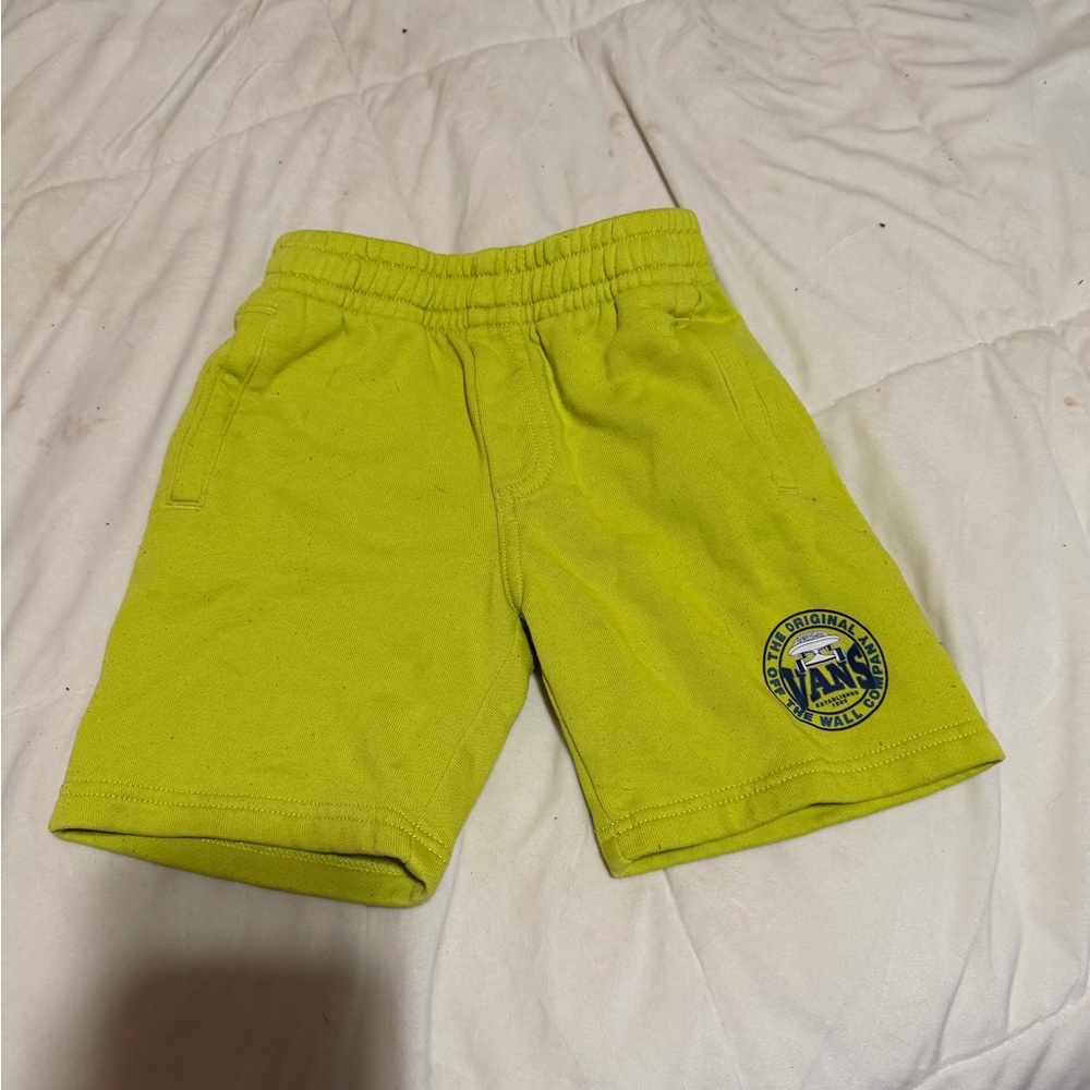 Vans Kids Neon Green Shorts